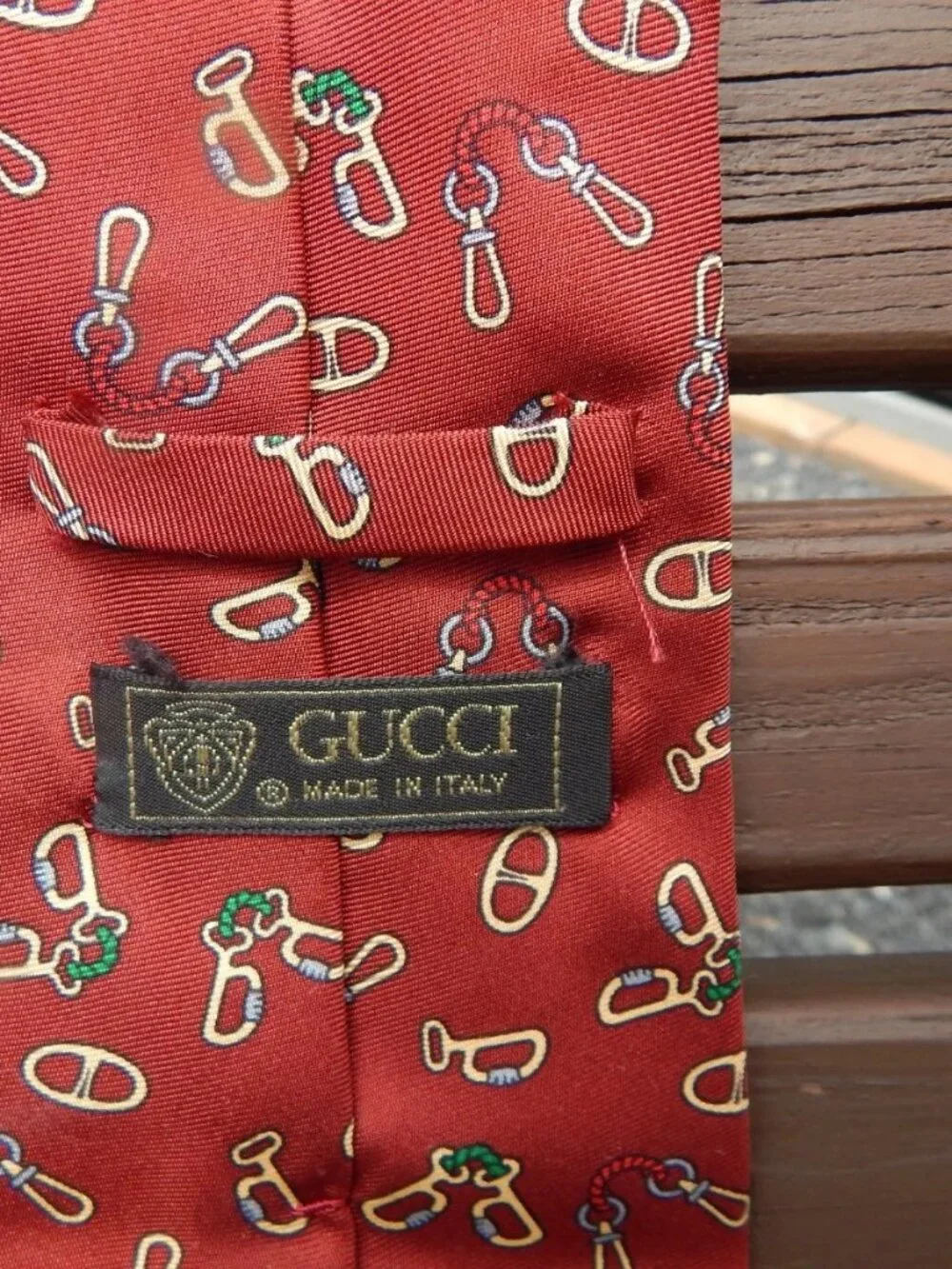 Vintage GUCCI Made in Italy Set of 2 100% Silk Mens Neckties Necktie Neck Tie